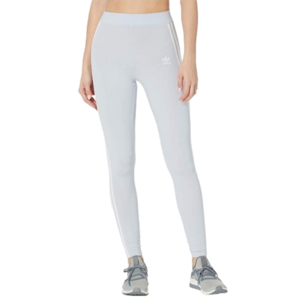 Adidas Full Length Blue Athletic Leggings Size Medium - Picture 1 of 4